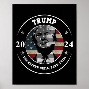 Affiche Chemise Trump exercice Byby républicain sarcastiqu