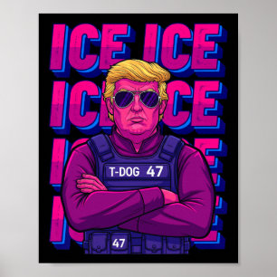 Affiche Chemise Trump Ice Agent
