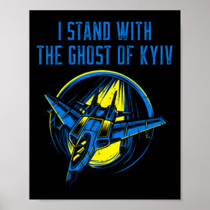 Affiche Chemise Ukraine – As Pilote I Stand With The Ghost