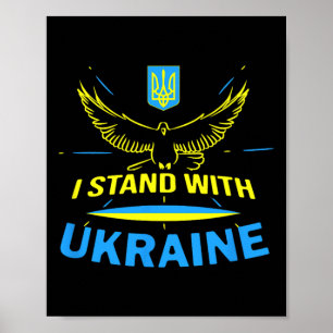 Affiche Chemise Ukraine Drapeau Ukrainien Fierté Je Suis A