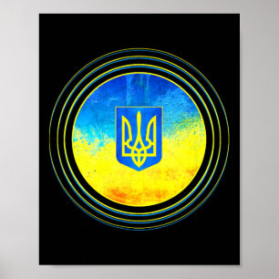 Affiche Chemise Ukraine Drapeau Ukrainien Ukraine Volodymy