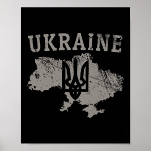 Affiche Chemise Ukraine Zelensky Ukrainien Tryzub Patrioti