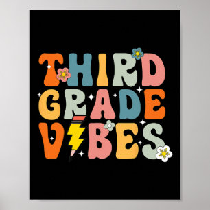 Affiche Chemise Vibe Troisième Classe 3ème Rétro Retour à