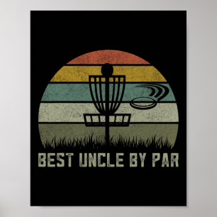 Affiche Chemise vintage de golf à disque, vêtements pour l