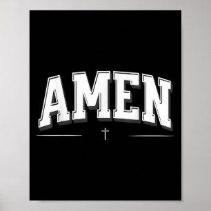Affiche Chemises Chrétiennes Pour Hommes, Amen