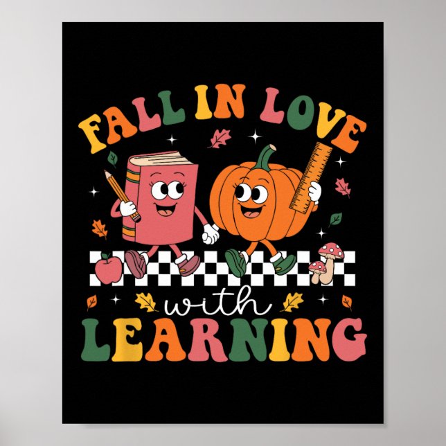 Affiche Chemises D'Automne Pour Les Enseignants Les Enfant (Devant)