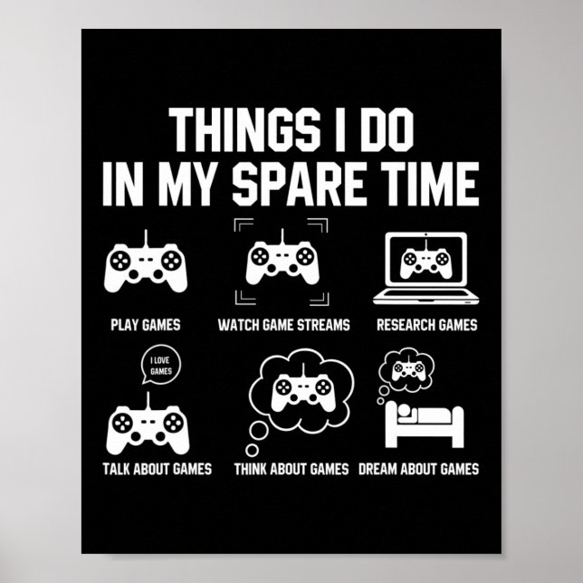 Affiche Chemises de choses que je fais pendant mon temps l (Devant)