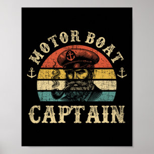 Affiche Chemises de croisière pour hommes capitaine de bat