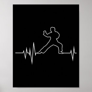 Affiche Chemises de Karaté Sports Arts Martiaux Hommes Fem