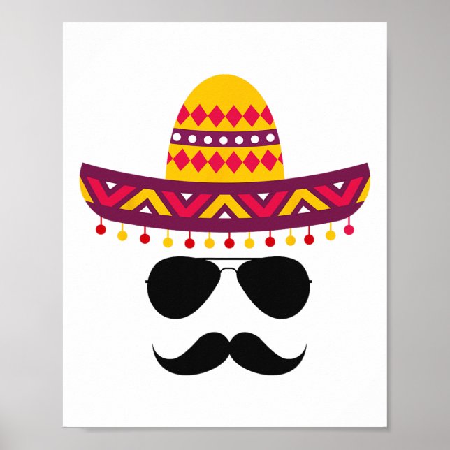 Affiche Chemises de la fête Cinco De Mayo Hommes Drôle Cin (Devant)