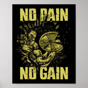 Affiche Chemises de musculation pour hommes sans douleur s