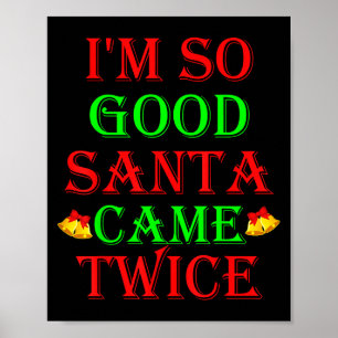 Affiche Chemises de Noël inappropriées Uni Adult Black Sma