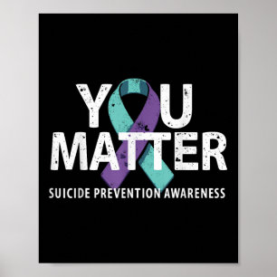 Affiche Chemises de prévention des suicides T-shirt de sen