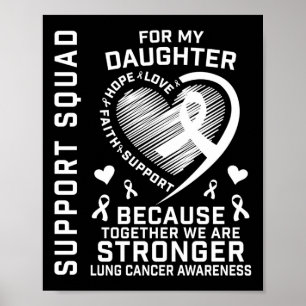 Affiche Chemises de sensibilisation au cancer du poumon Fi