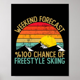 Affiche Chemises de ski Freestyle pour prévisions de week-