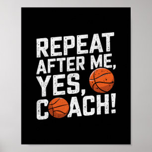 Affiche Chemises drôles de coach squelette hommes Répétez 