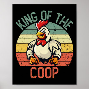 Affiche Chemises Hard Daddy pour hommes Roi Poulet du Coop