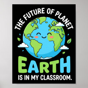 Affiche Chemises jour de la terre pour les enseignants cla