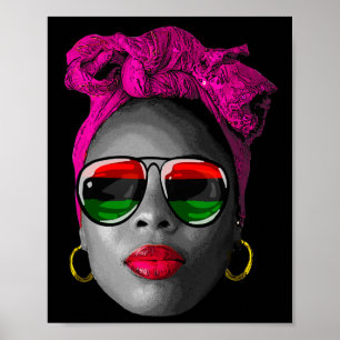 Affiche Chemises Juneteenth Femmes Drogue Poupée Afro Rein