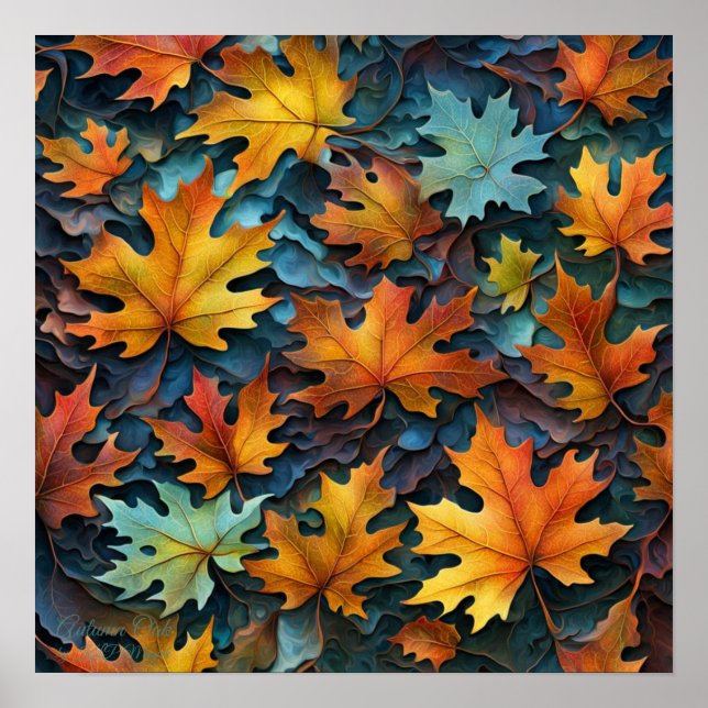 Affiche Chêne d'Automne (Devant)