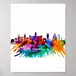Affiche Chennai Skyline