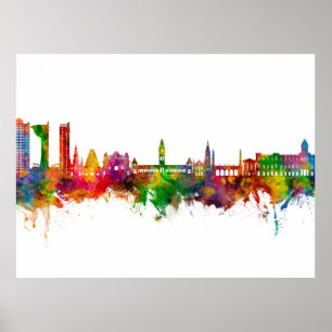 Affiche Chennai Skyline Inde