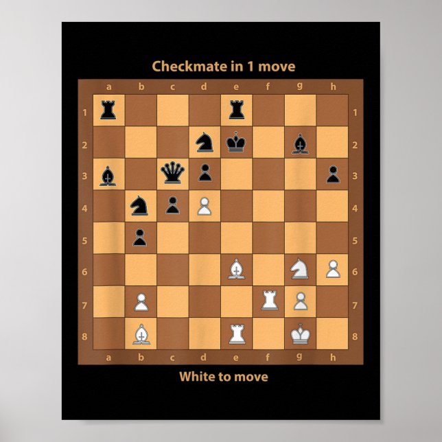 Affiche Chèque, Jouer Aux Citations D'Échecs Graphique De (Devant)