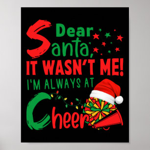 Affiche Cher Père Noël Ce N'était Pas Moi Je Suis Toujours