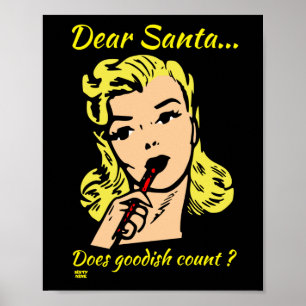 AFFICHE CHER PÈRE NOËL.. GOODISH COMPTE-T-IL ?