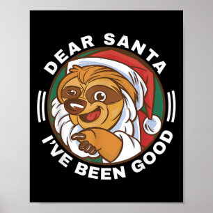 Affiche Cher Père Noël, j'ai été bon Citation Klaus Raton
