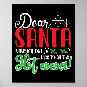 Affiche Cher Père Noël méchant mais gentil pour tout le ch