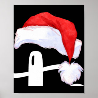 Affiche Cher Père Noël T Shirt Drôle d'Uni Enfants de Noël
