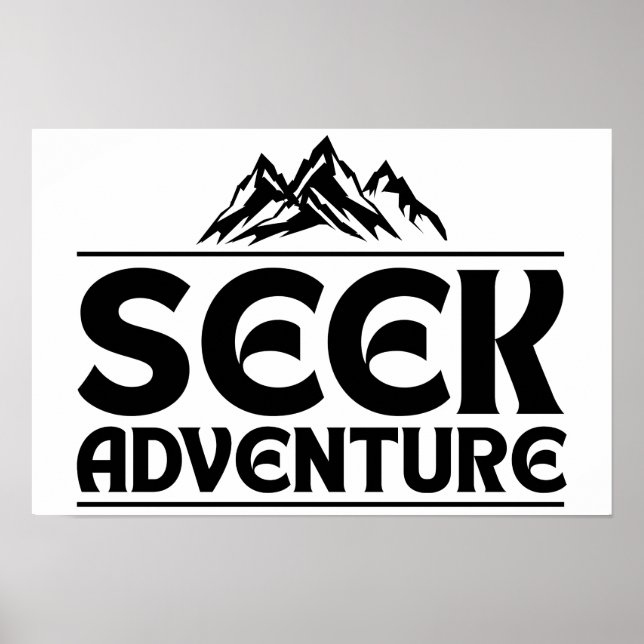 AFFICHE CHERCHEZ L'AVENTURE (Devant)