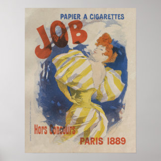 Affiche Cheret Jules, Papier a Cigarettes Job, 1895