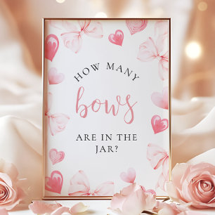 Affiche Chéri Combien dans le Poton Signe de Baby Shower