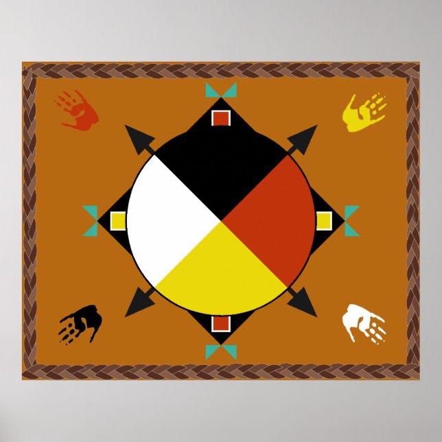 Affiche Cherokee Quatre directions (Devant)