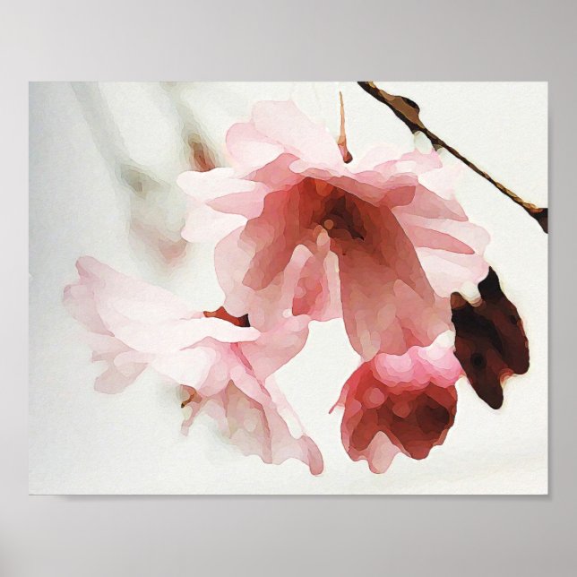 Affiche Cherry Blossom Wall Art (Devant)