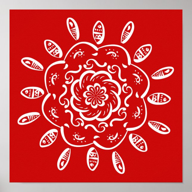 Affiche Cherry Mandala (Devant)