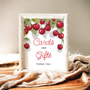 Affiche Cherry On Top Cherry Sweet Cartes et Cadeaux Poste