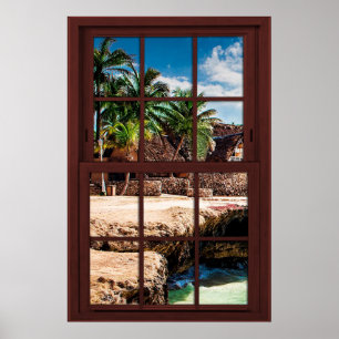 Affiche Cherry Wood Picture Caribean Voir l'affiche