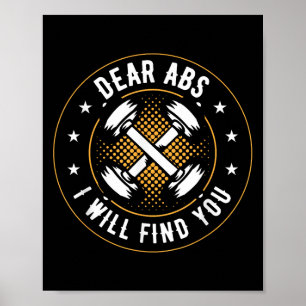 Affiche Chers Abs, Je Vous Trouverai