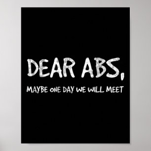 Affiche Chers Abs Peut-Être Qu'Un Jour Nous Rencontrerons