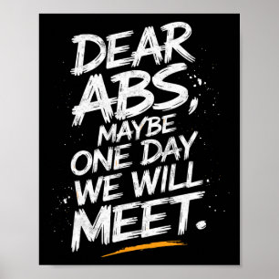 Affiche Chers Abs Peut-Être Qu'Un Jour Nous Rencontrerons 