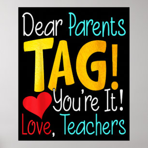 Affiche Chers Parents Day You It Love Enseignants