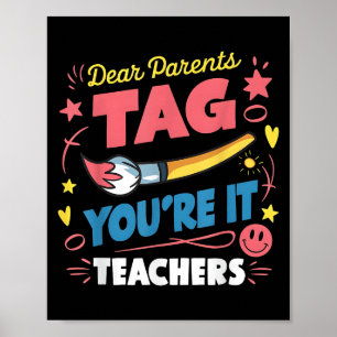 Affiche Chers parents Étiquette Vous êtes ça l'amour Ensei