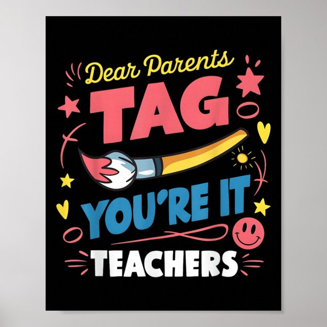 Affiche Chers parents Étiquette Vous êtes ça l'amour Ensei (Devant)