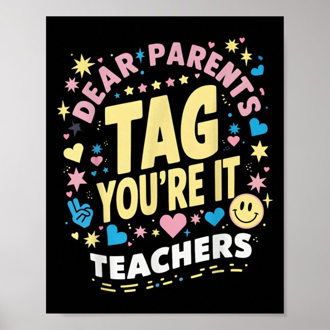 Affiche Chers parents Étiquette Vous êtes ça l'amour Ensei (Devant)