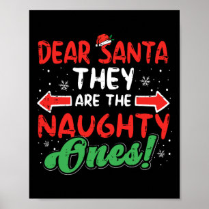 Affiche Chers Père Noël, Mauvais Noël Noël, Noël, Noël, Ho