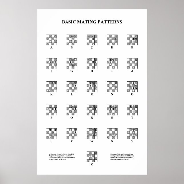 Affiche Chess - Basic Mating Patterns (Devant)