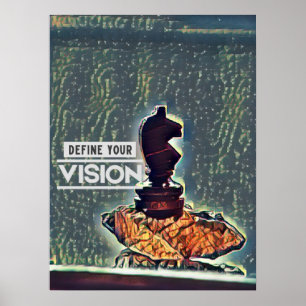 Affiche Chess - Define Your vision